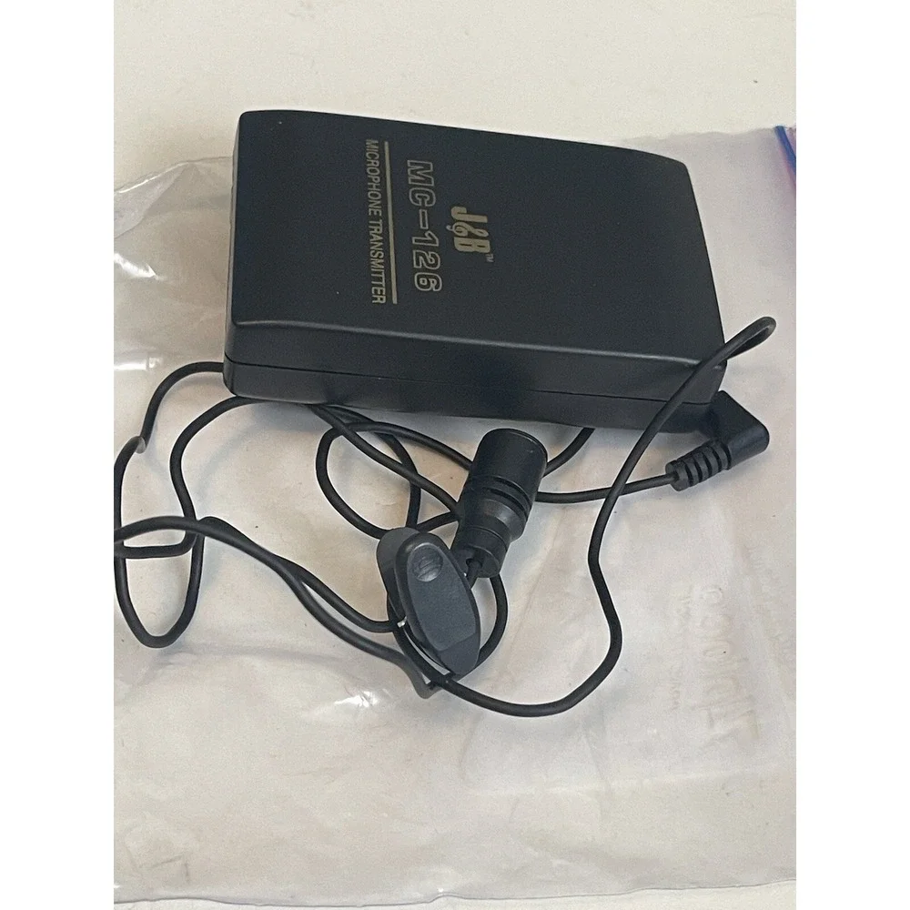 J&B Mc-128 MC 128 Microphone Transmitter , With Microphone